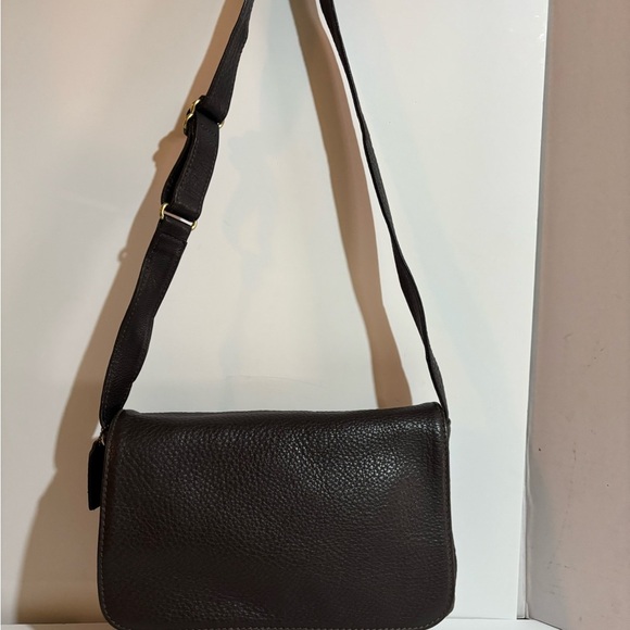 Coach vintage pebbles leather Dark Brown Leather Crossbody Bag - Picture 10 of 10
